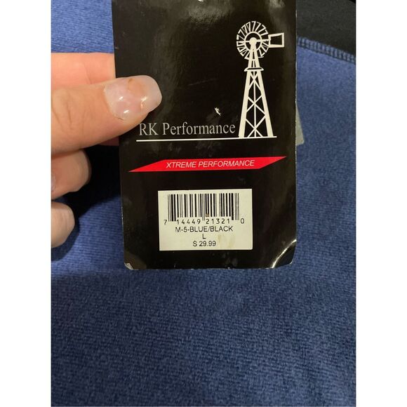 RK Performance Blue and Black Men’s Jacket Large New - Picture 2 of 5